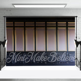 Aperturee - Elegant Purple Royal Blue Gold Retro Photo Backdrop